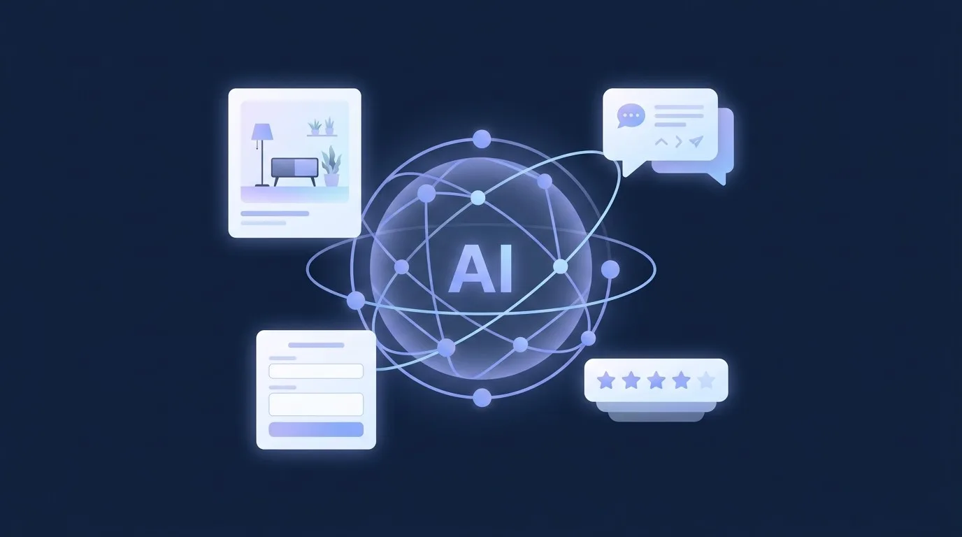 AI woven across an e-commerce business